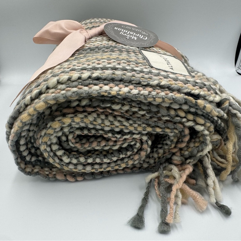 Altar'd State Pastel Striped Throw Blanket - Picture 5 of 8
